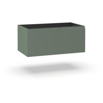 TFT Home Furniture Base portalavabo 1 cestone ZIP verde salvia