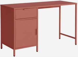 Sweeek Escritorio De Acero Laminado, 1 Caj&oacute;n