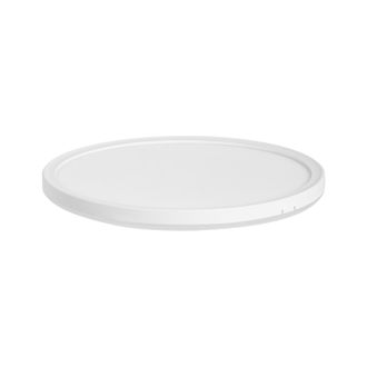 Beliani L&aacute;mpara Led Redonda Empotrada En El Techo Plaf&oacute;n Con Mando A Distancia 42 Cm Blanco Velora