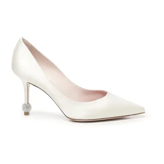 Roger Vivier Pumps, female, White, Size: 9 US Jewel Heel Pumps