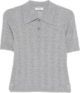 Sandro Polo a maniche corte - Grigio