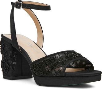 Betsey Johnson Junie Sandal in Black at Nordstrom, Size 7.5