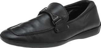 Tod's Tods Black Leather Slip On Loafers