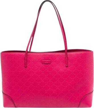 Gucci Pre-owned Tote Bags, female, Pink, Size: ONE SIZE Pre-owned The Bright Tote Bag
