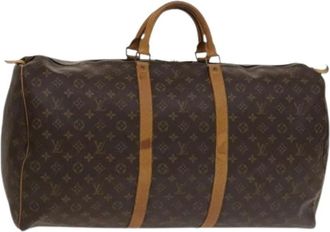 Louis Vuitton Pre-owned Weekend Bags, female, Brown, Size: ONE SIZE Pre-owned Boston Bag