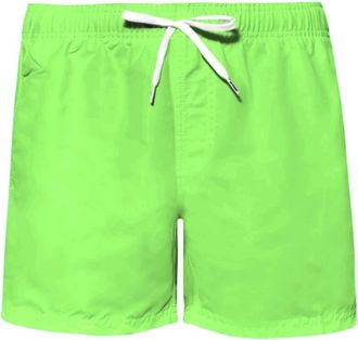 Sundek Beachwear - Heren - Strandmode - Groen - S - Polyester - Badmode