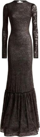 Etro Fit-and-flare kanten avondjurk - Dames - Jurken - Bruin - Maat: XS Polyamide