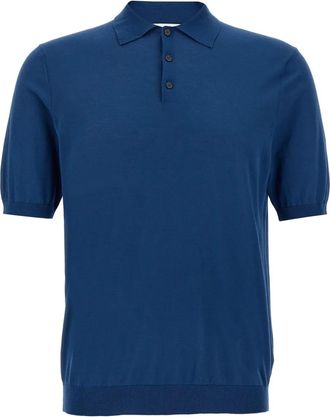 Ballantyne ultralight cotton polo shirt - men - Cotton - 46 - Blue