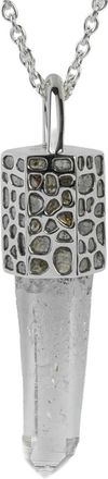 Parts Of Four sterling silver Talisman quartz and diamond necklace - unisex - Sterling Silver/quartz/Diamond - One Size