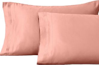 Superior Egyptian Cotton Sateen 1,500 Thread Count Set of 2 Pillowcases in Dusted Rose at Nordstrom Rack, Size King
