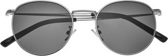 Simplify Unisex Silver Tone Round Sunglasses SSU128-C3