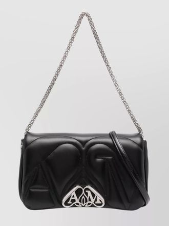 Alexander McQueen the seal small leather shoulder bag