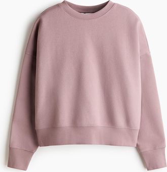 H&M Oversized Sweatshirt - Mattlila
