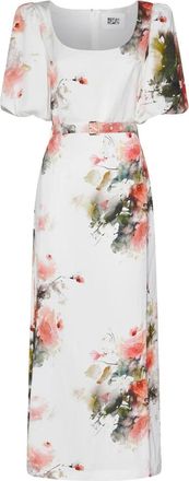 Silvian Heach Halcyon Maxi Jurk - Dames - Maxi kleedjes - Veelkleurig - S - Linnen - Kleedjes