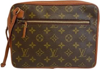 Louis Vuitton Pre-owned Clutches, male, Brown, Size: ONE SIZE Pre-owned Clutch bag