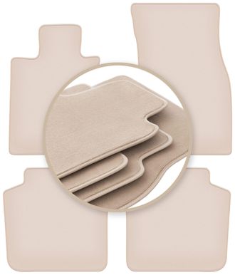 OEM Alfombrillas Premium Beige Para: Bmw 7 G12 Sed&aacute;n Largo 2015