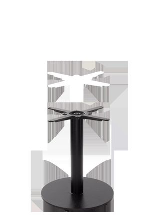 Netfurniture Black Cast Iron Round Table Base - Medium - Coffee Height - 480 Mm