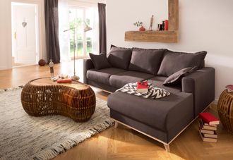 HOME AFFAIRE Ecksofa »Edina L-Form« auch in Baumwollmix-Bezug, im skandinavischem Stol