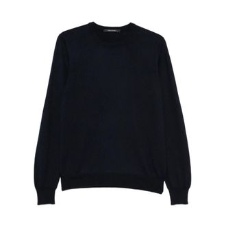 Tagliatore Heren, Truien, Blauw, Maat: 2XL Wol