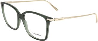 Ferragamo Ferragamo Womens 53 mm Green Opticals