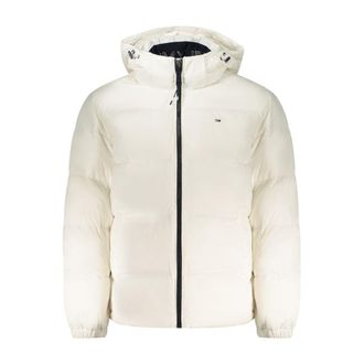 Tommy Hilfiger White Polyester Mens Mens Jacket