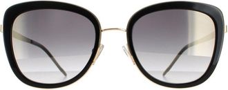 HUGO BOSS Butterfly Womens Gold Black Grey Gradient Mirror 1209/S Metal (archived) - One Size