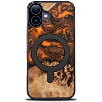 OEM Funda Bewood Unique Para Iphone 16 - Naranja Con Magsafe