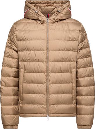 Moncler Moncler Vermeille Hooded Short Down Jacket, Men, Beige, Size: 1