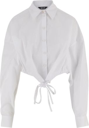 Just Cavalli Shirts - Dames - Overhemden - Wit - L - Overhemden