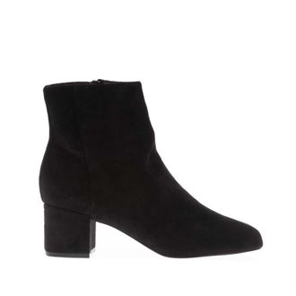 Dune London Dames Prisha Suede Enkellaarsjes (Zwart)