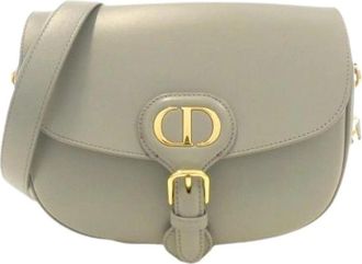 Dior Pre-owned Bobby Calf Shoulder Bag - Dames - Vintage Schoudertas - Grijs - ONE Size - Leer - Vintage