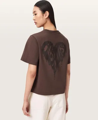 AllSaints Lisa Trip Graphic Boxy T-Shirt