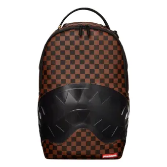 Sprayground Clear Rubber Sharks In Paris DLXSV Backpack Brown Black 910B5855NSZ