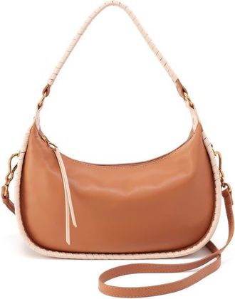 Hobo Mia Leather Crescent Hobo in Warm Cashew at Nordstrom