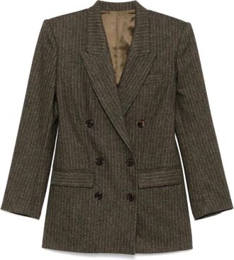 Isabel Marant Jassen, Dames, Bruin, S, Bruine Jas voor Vrouwen