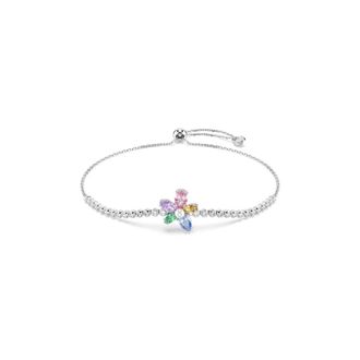 Swarovski Ariana Grande x Motif Rhodium Armband - Dames - Armbanden - Veelkleurig - ONE Size - Accessoires