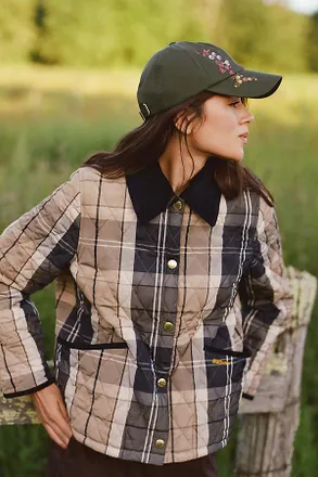 Barbour x Anthropologie Waxed Cap