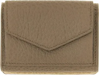 Maison Margiela Hammered Calfskin Wallet - Gray