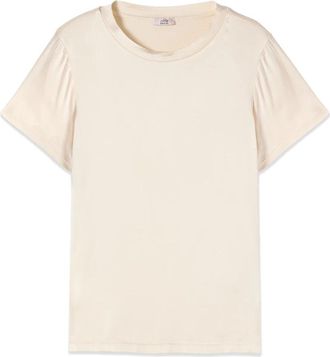 Oltre Blouses - Dames - Blouses - Wit - 2XL - Satijn - Overhemden