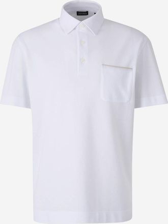 Ermenegildo Zegna Polo Liso Bolsillo