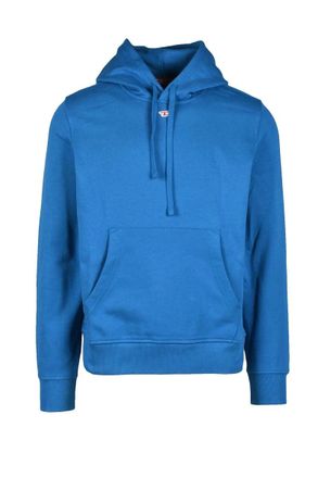 Diesel Blue Cotton Sweatshirt