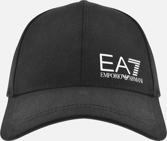 Emporio Armani Mens Core ID Cotton Black/White Cap - Size: ONE size