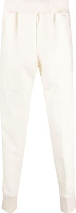 Jil Sander elasticated-waistband wool track pants - men - Wool - 44 - Neutrals