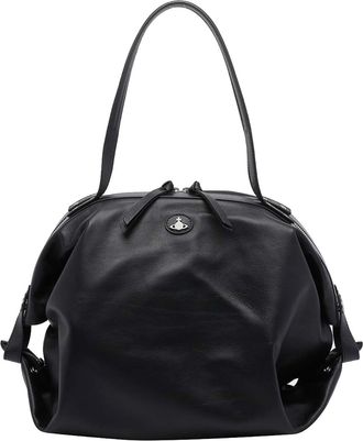 Vivienne Westwood Black Mara Holdall Shoulder Bag