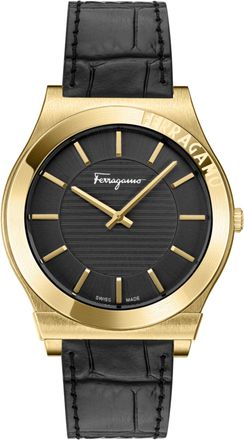 Ferragamo Gancini Leather Watch