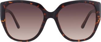Guess Brown Gradient Butterfly Ladies Sunglasses GF00040 52F 56
