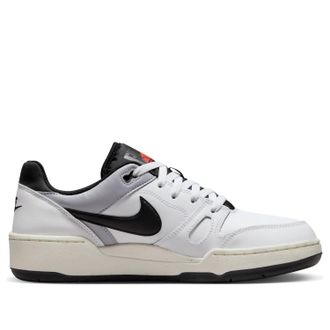 Nike Mens Full Force Low Sneakers In White/mystic Red/black/sail