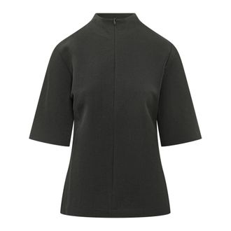 STUDIO NICHOLSON Taler Top - Dames - Tops - Zwart - Maat: S Wol