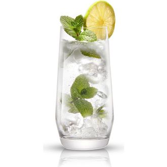 JoyJolt Gwen Crystal Highball Drinking Glass - Set of 4 at Nordstrom Rack