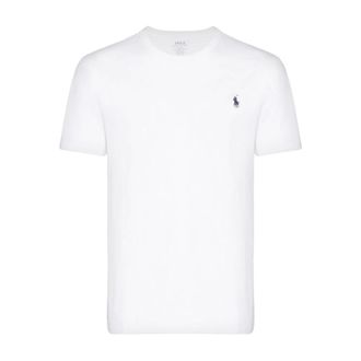 Polo Ralph Lauren Tops, Heren, Wit, XL, T-shirt met korte mouwen